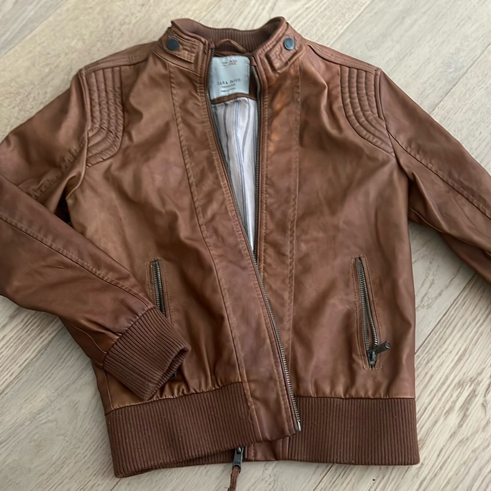 Boys boys tan jacket